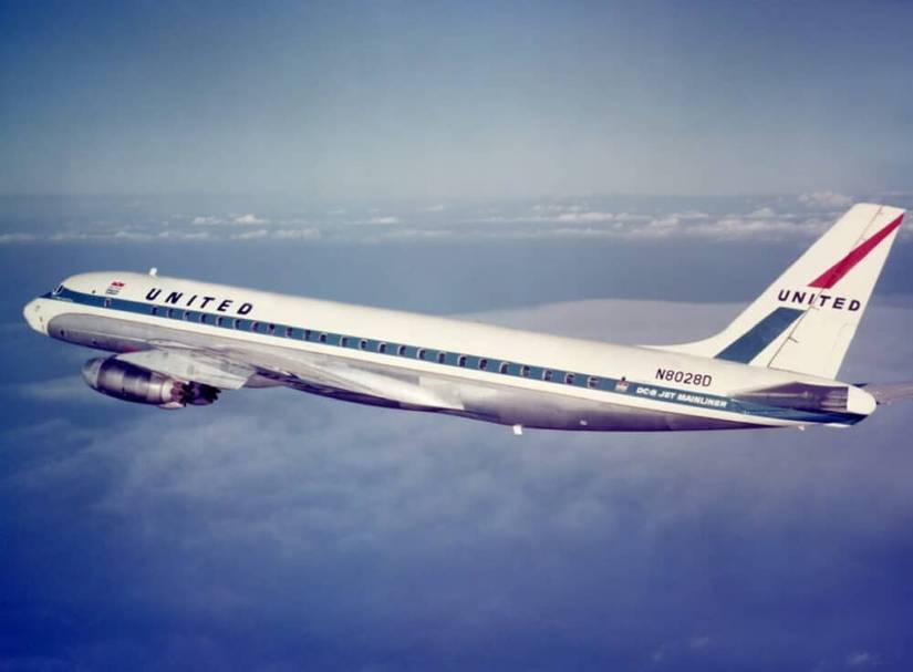 United Airlines' First Jet - The Douglas DC-8