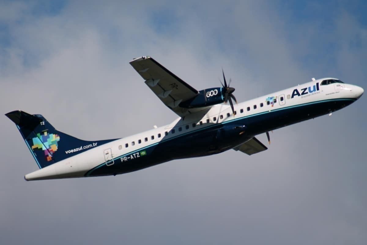 Azul Draws Its Logo In The Skies Of Brazil With An ATR 72