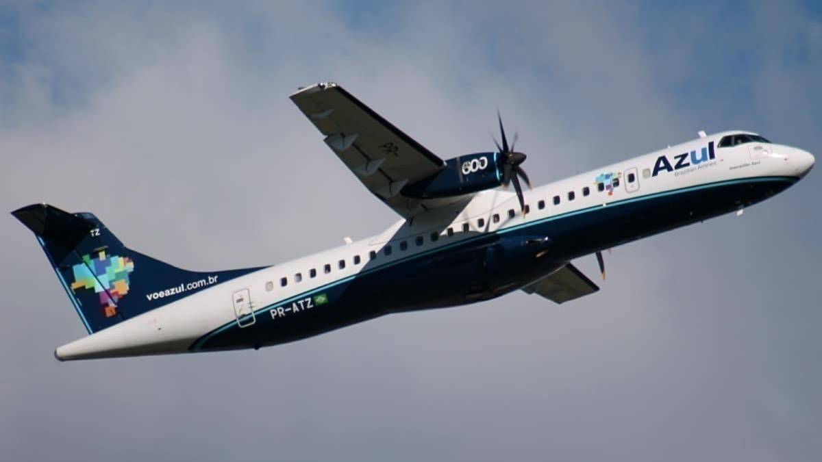 Azul Draws Its Logo In The Skies Of Brazil With An ATR 72