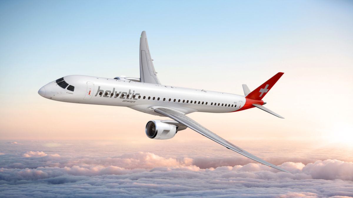 Helvetic Airways Upgrades Four Embraer Orders To The E195-E2