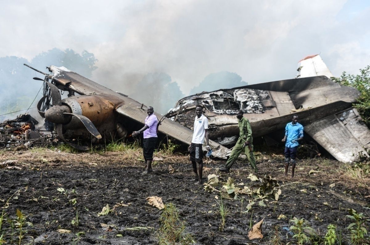 An-26 Cargo Plane Crashes After Takeoff In South Sudan