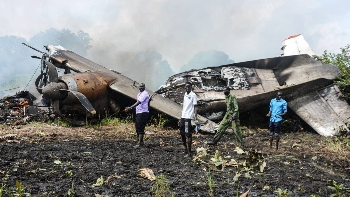 An-26 Cargo Plane Crashes After Takeoff In South Sudan