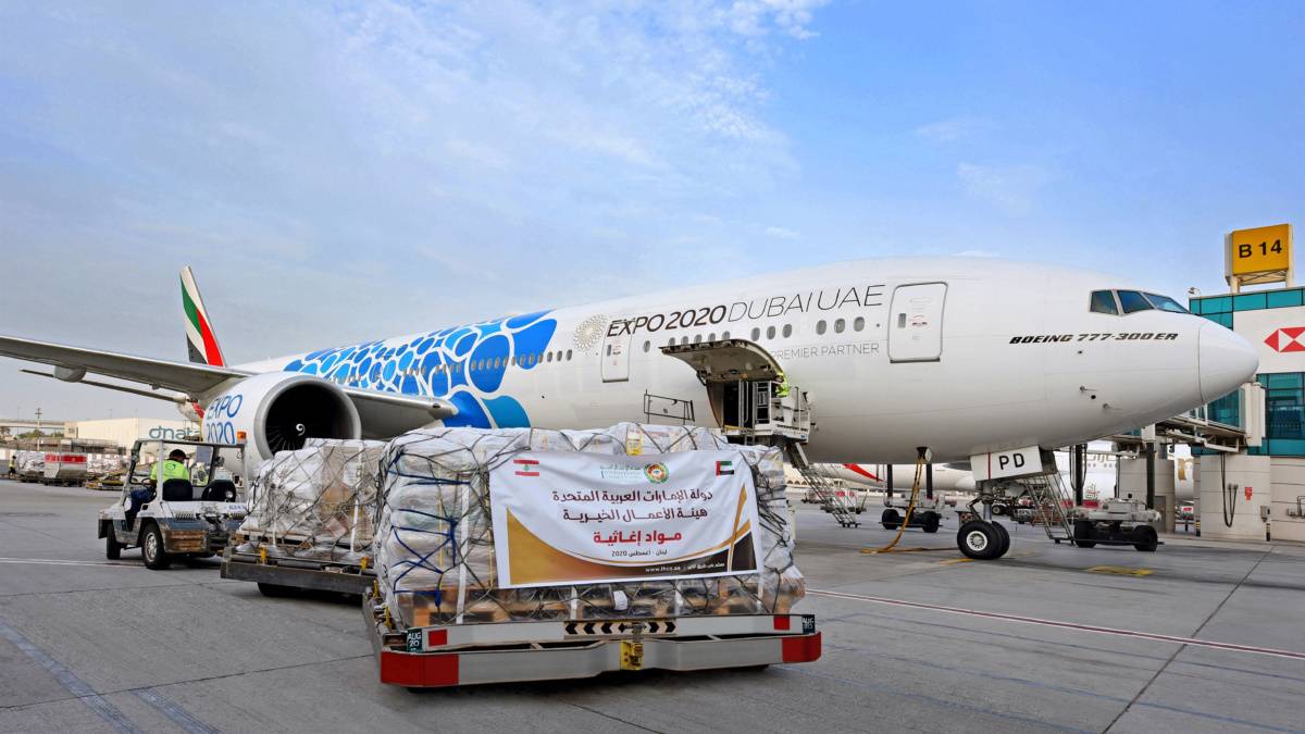 Emirates Providing 50 Cargo Flights To Support Beirut