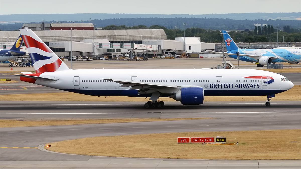 British Airways Boeing 777 Declares Emergency And Dumps Fuel