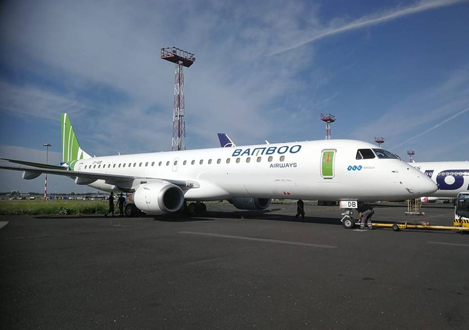 Bamboo Airways Receives Its First Embraer E195