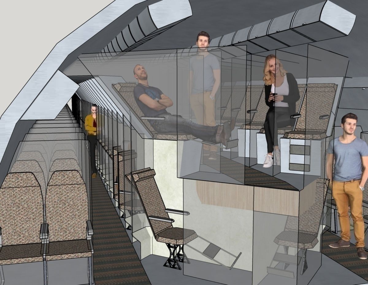 Flying Post Pandemic: Could We See Semi Private Cubicle Seating?