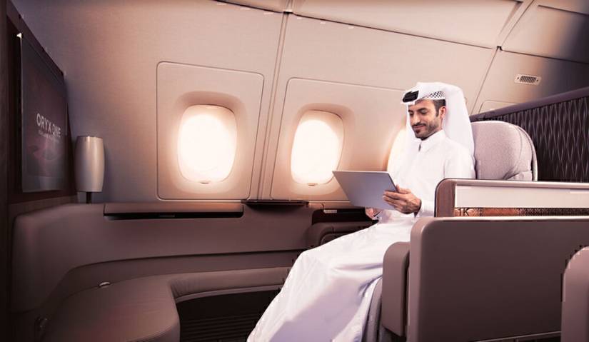 Qatar first class A380