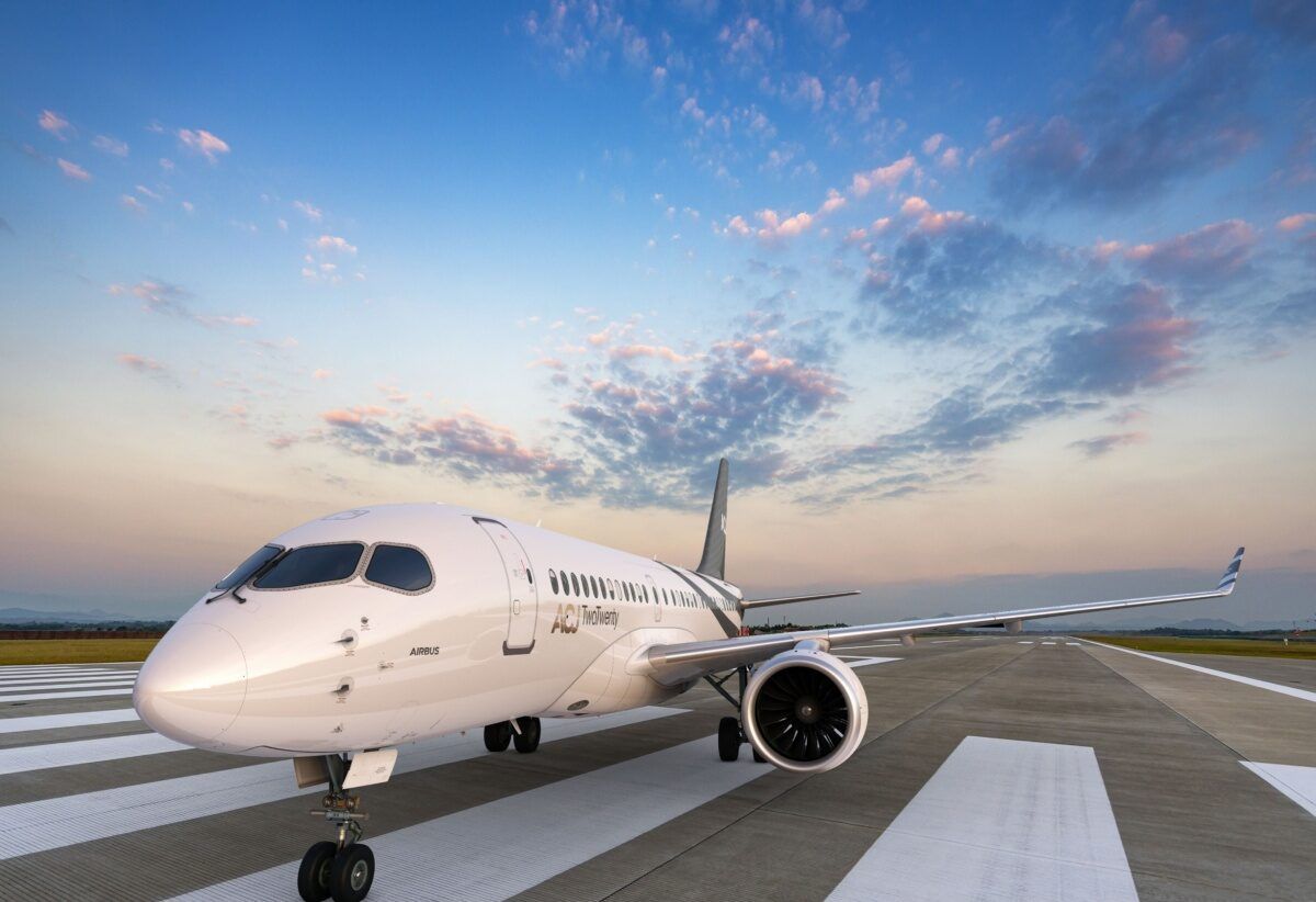 Airbus Reveals Stunning A220-100 Business Jet
