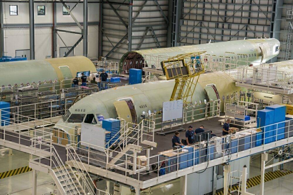 How Airbus Is Cutting Costs On Its North American A220 Pre-Final Assembly Lines