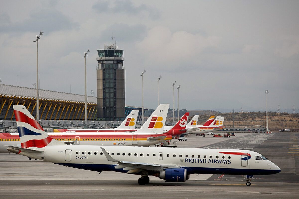 Bad Weather Impacts Madrid Airport Operations