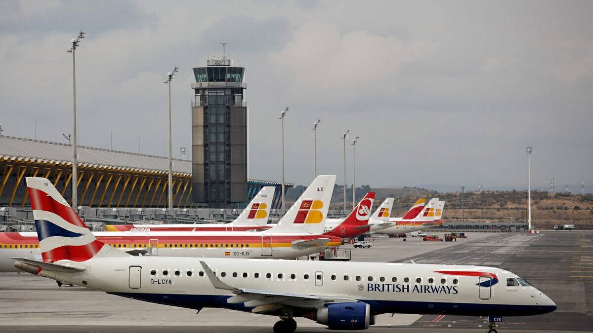Bad Weather Impacts Madrid Airport Operations