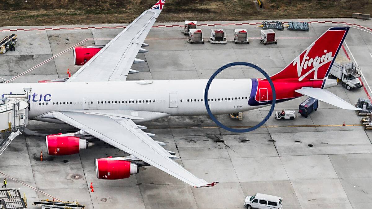 Why Do Rear Windows On Airbus A340's Slope Upwards?