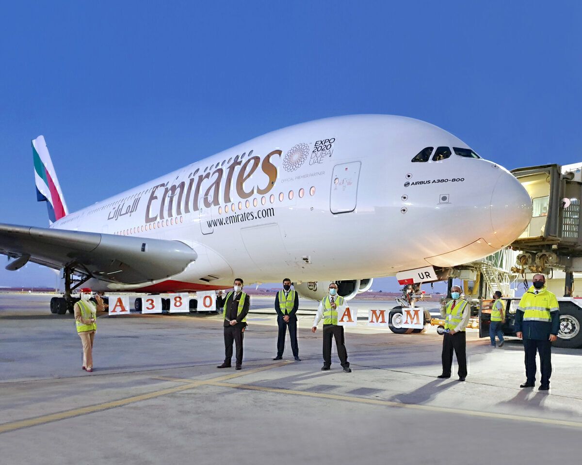 Emirates' Flagship A380 Superjumbo Returns To Amman