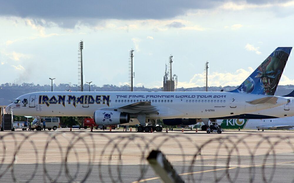航空機・ヘリコプター IRON MAIDEN 08 world tour Boeing 757-200 IRON MAIDEN 08 world tour Boeing 757-200