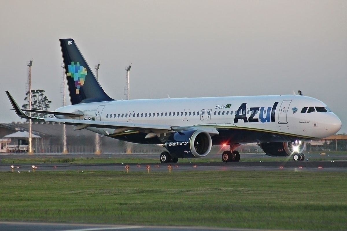 Azul A320neo Damaged By Hail Near Rio De Janeiro