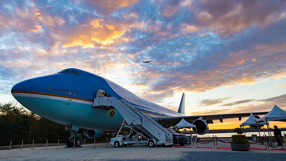 The Boeing 747 That Has Been Turned Into An Air Force One Replica