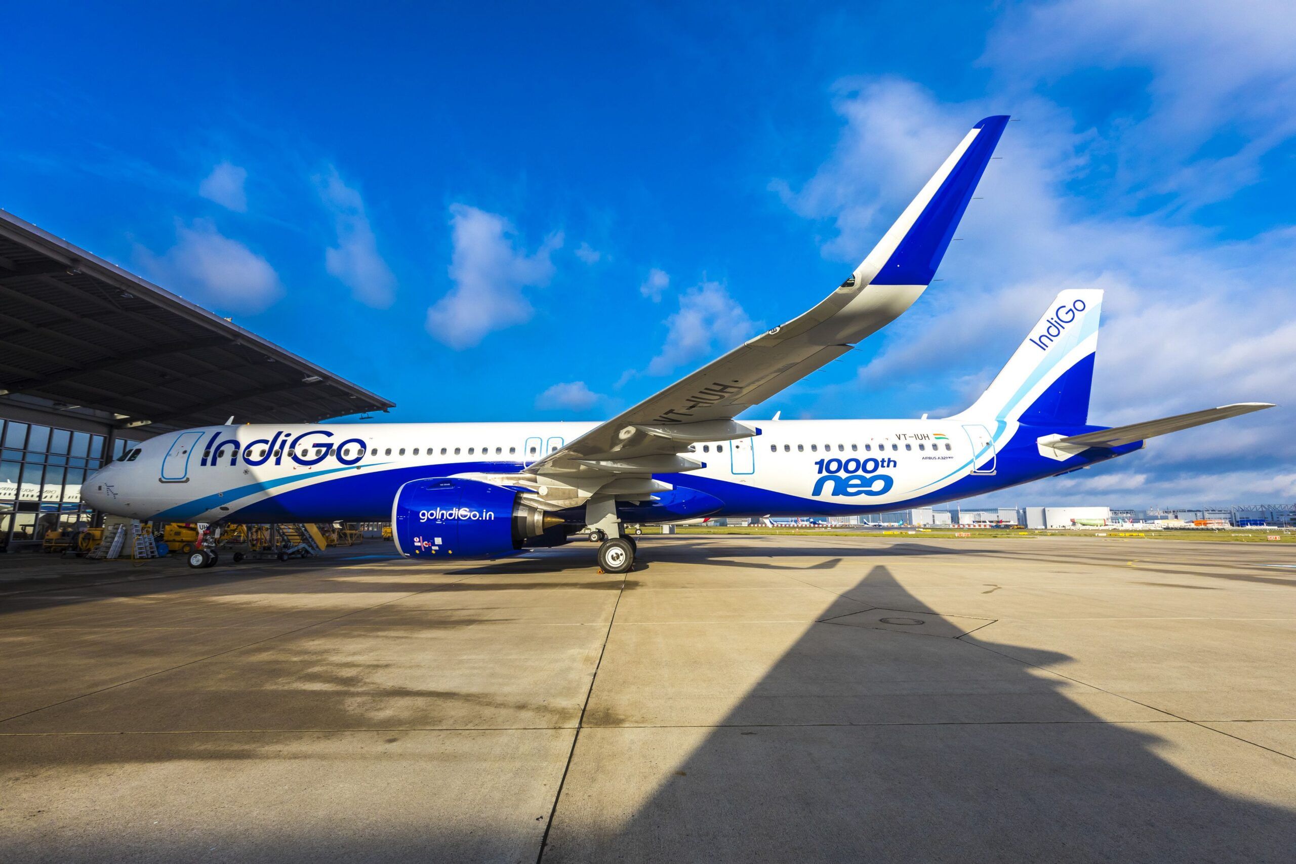 New IndiGo A321neo Gets Stuck In The Snow