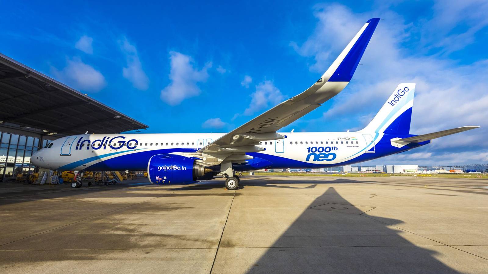 New IndiGo A321neo Gets Stuck In The Snow
