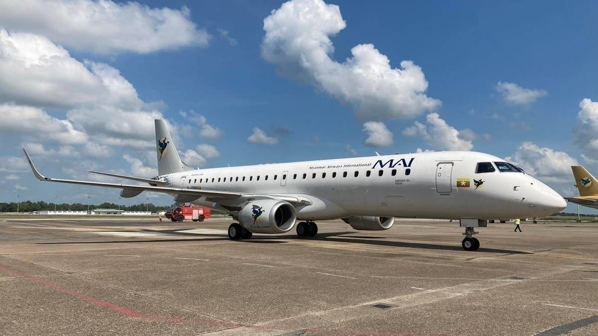 Myanmar Airways Operates Inaugural E190 Flight