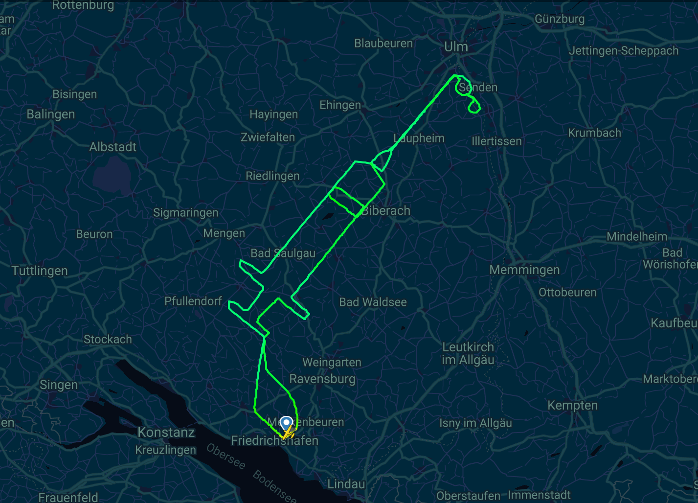 Pilot In Germany Draws Vaccine In The Sky