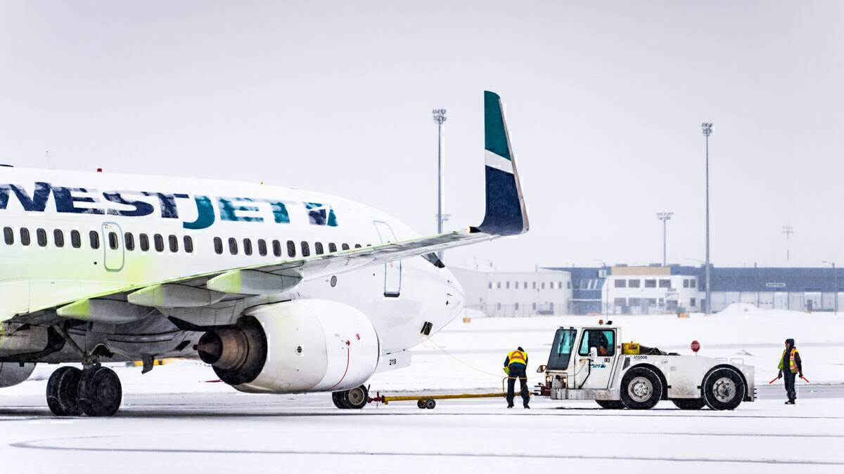 Winter Weather Causes Flight Diversions In Canada