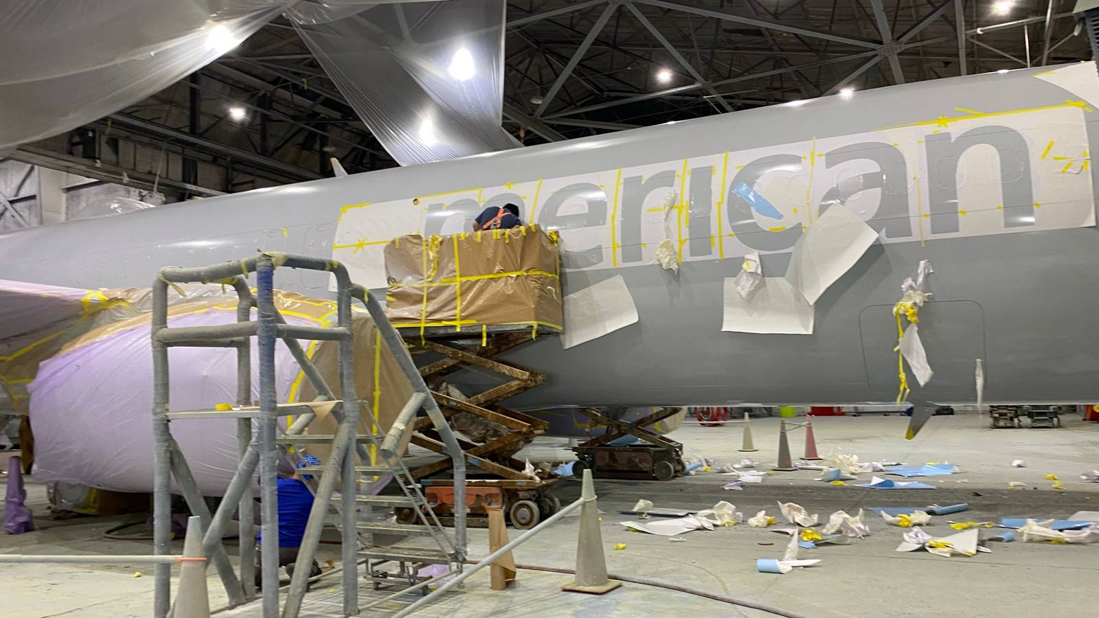 How Aircraft Are Painted