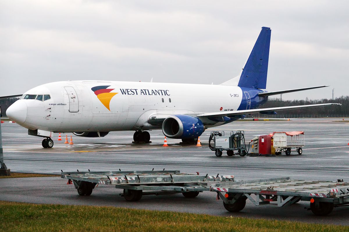 West Atlantic Cargo Boeing 737 Damaged Landing In Exeter