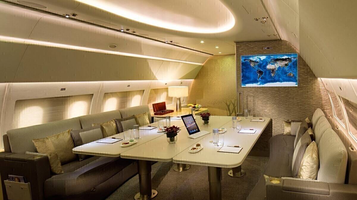 Inside Emirates' Ultra Luxury Airbus A319 Private Jet