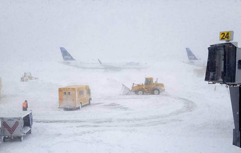 Winter Storms Continue To Disrupt Weekend Travel In The Northeast