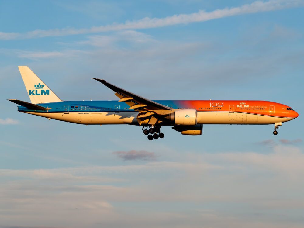 KLM's 'Orange Pride' 777 Finally Returns Home After 1.5 Months In