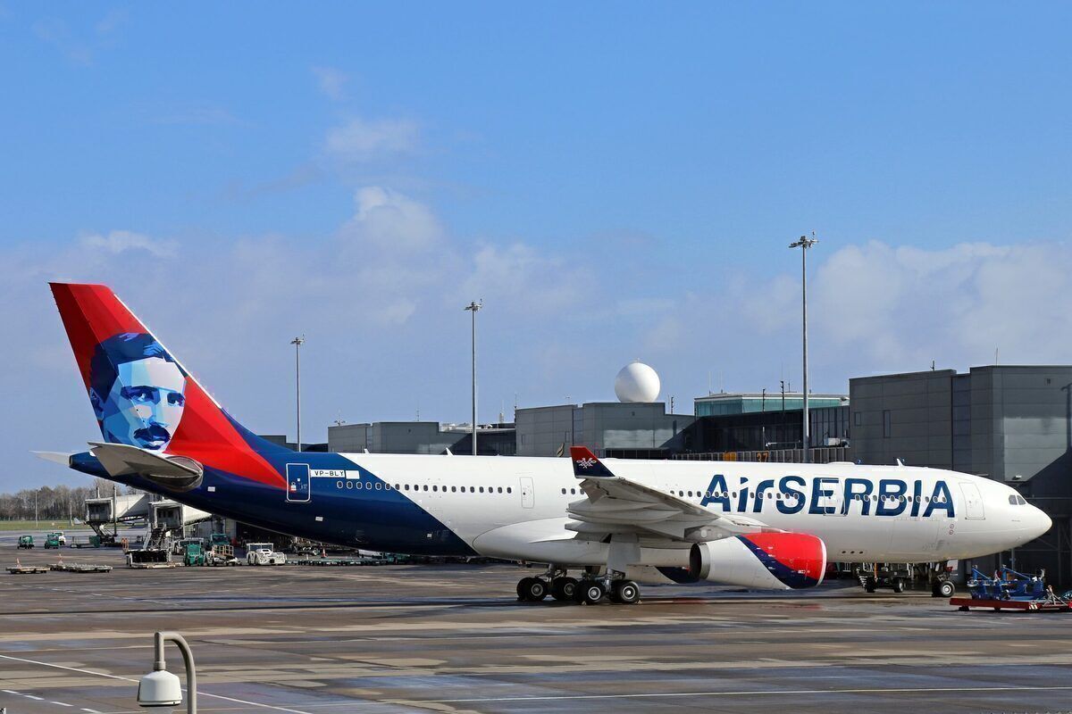 Air Serbia Reveals Its Striking New Airbus A330 Tail Design