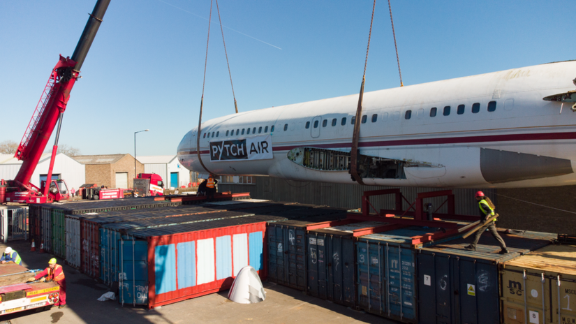 After Some Bumps Boeing 727 Successfully Transported Overland In The UK