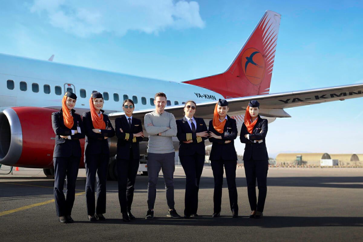Amazing: Kam Air Flies First Flight With All-Female Flight Crew In Afghanistan