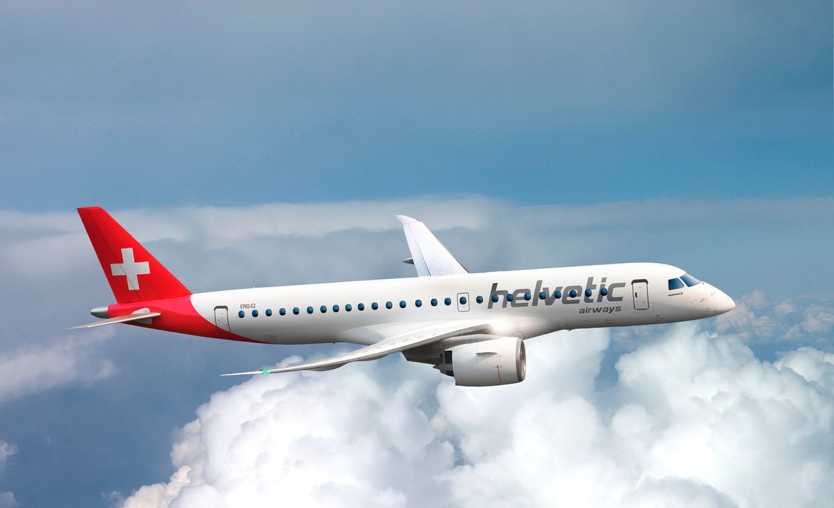 Helvetic Airways Eighth Embraer E190-E2 Delivered