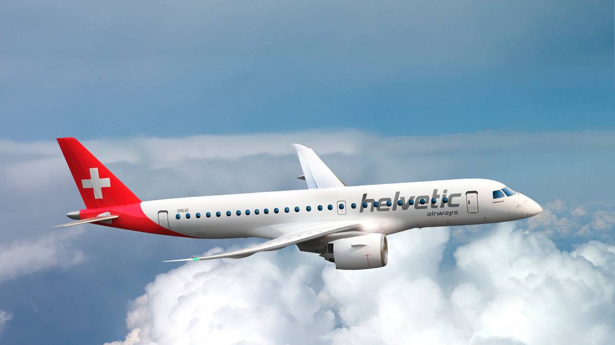 Helvetic Airways Eighth Embraer E190-E2 Delivered