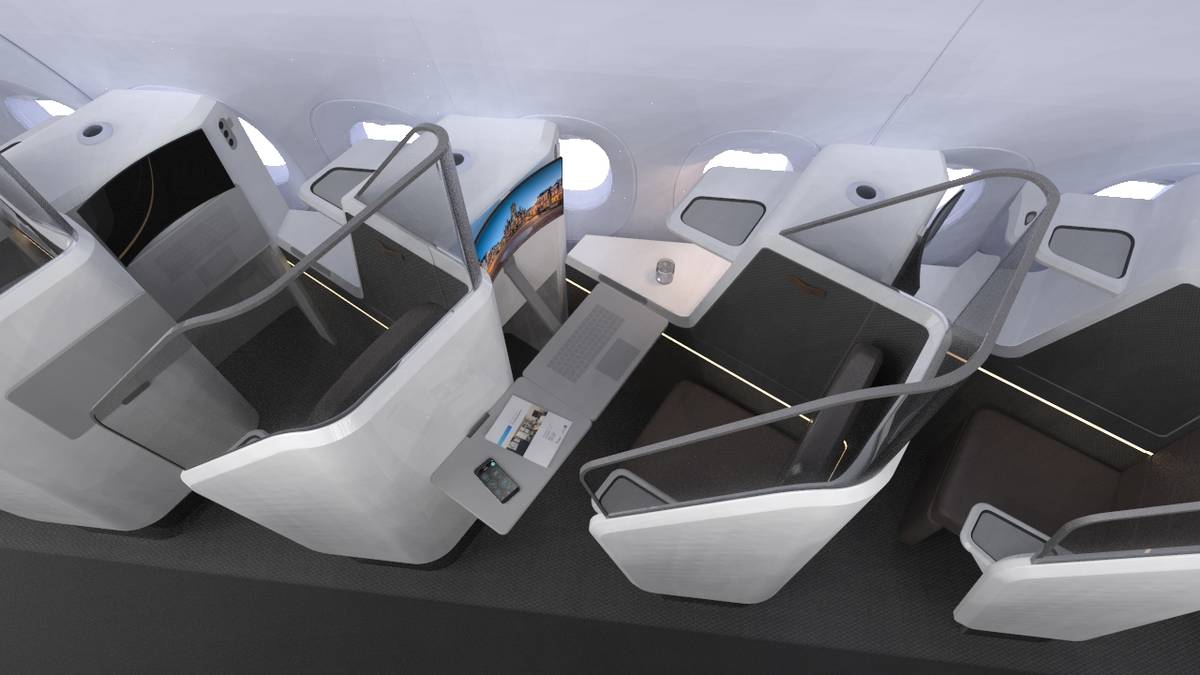 The Future Of Business Class? This Seat Can Be A Standing Desk