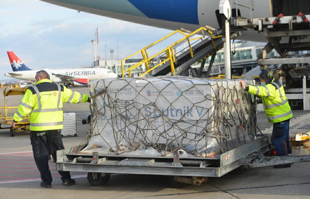 Air Serbia Helps Deliver 100,000 Sputnik Vaccines To Belgrade