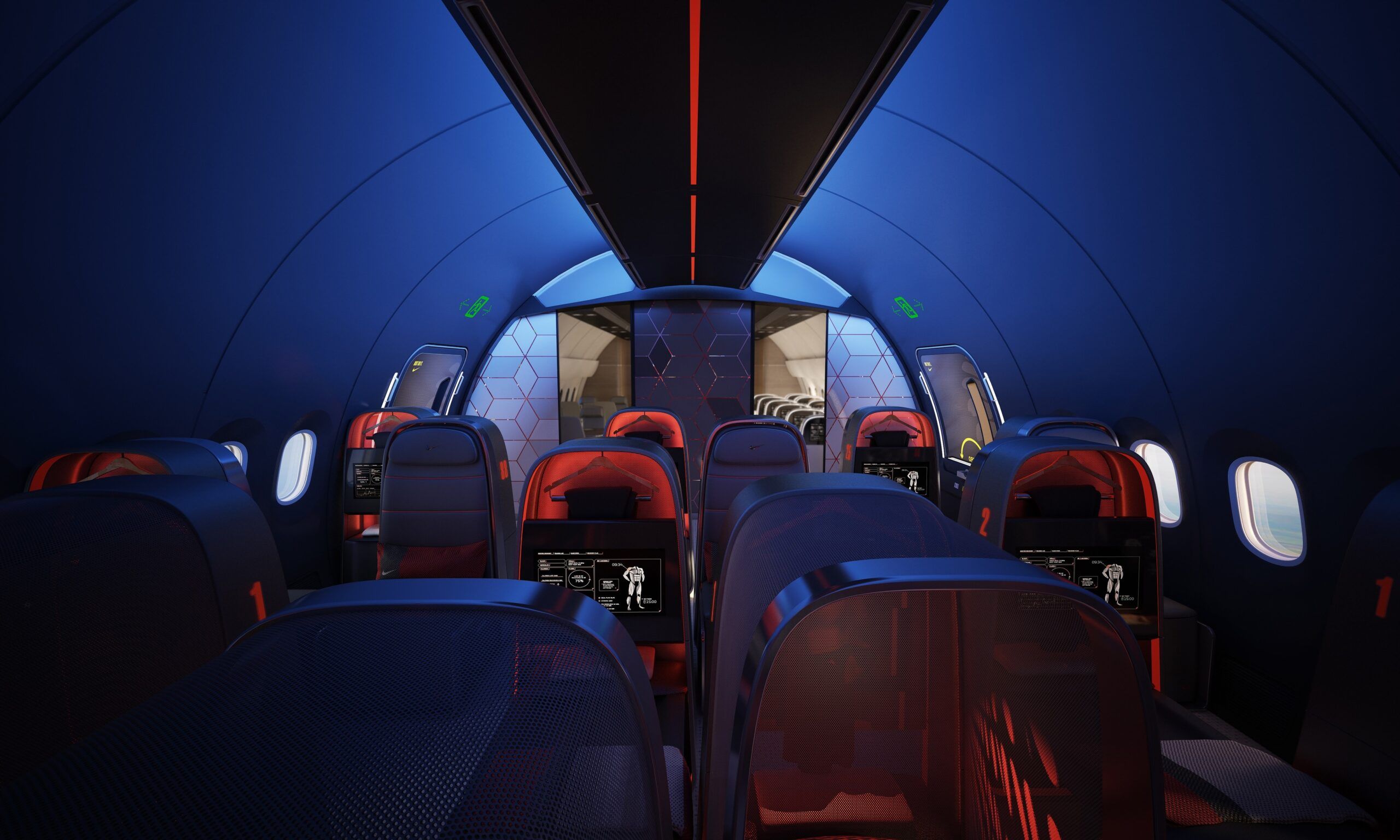 Swanky: Inside The Athletes Aircraft Cabin That Nike Helped Design