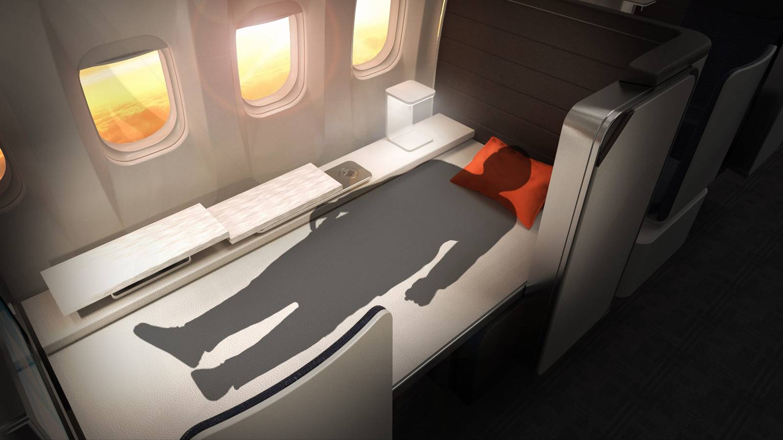 Incredible: This Business Class Seat Converts Into A Proper Bed