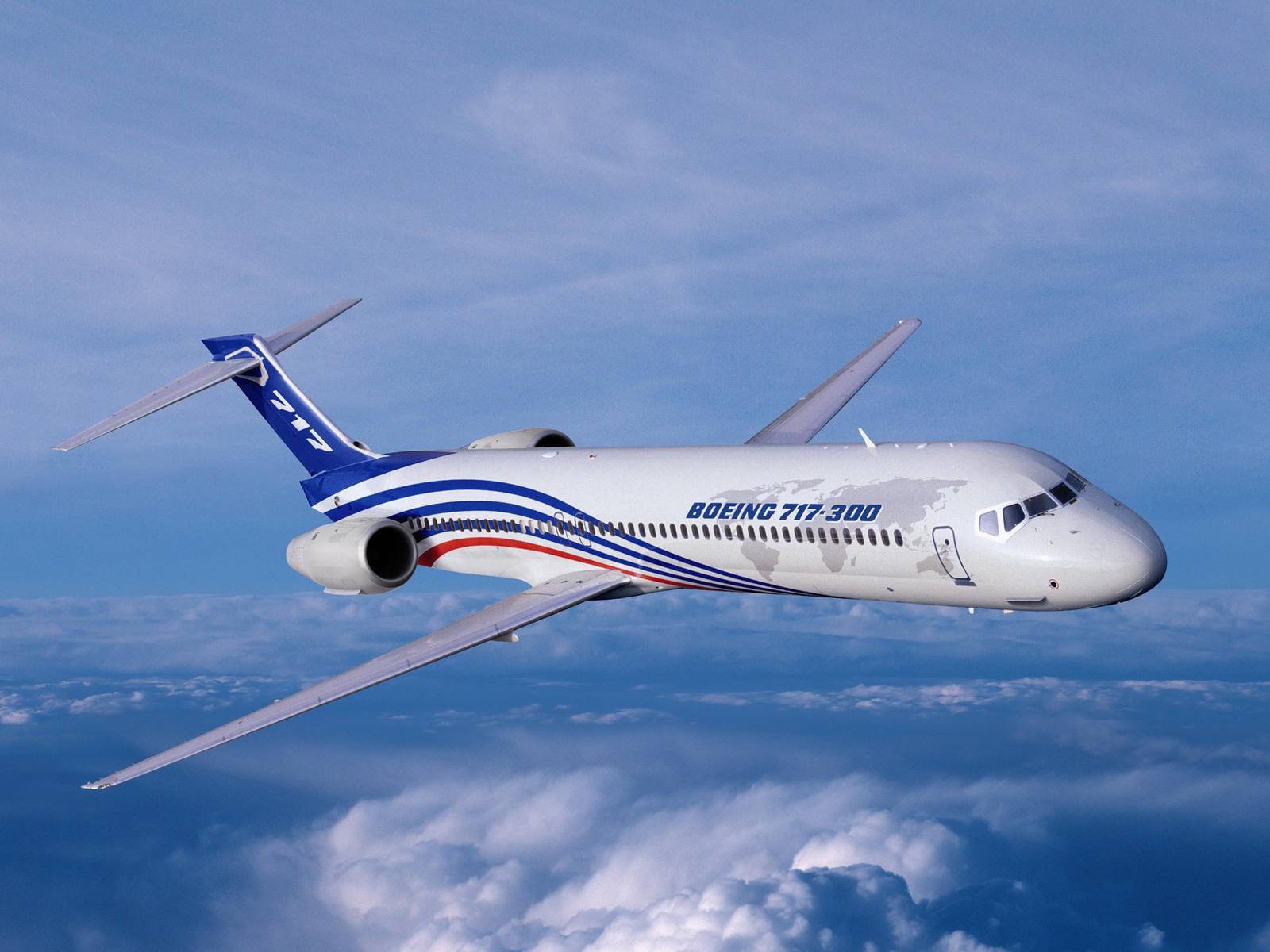 The Lost Boeing 717 Models