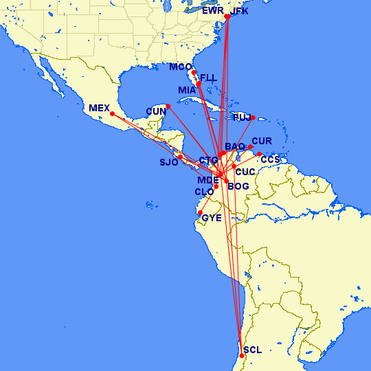 Colobos Interstate Colombia's International Boom: 32 New Routes