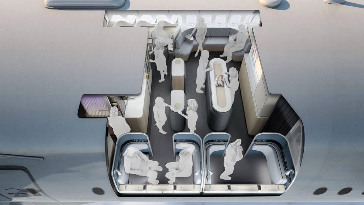 Yoga, Desks, A Bar - The Future Cabin Of The Ultra Long Haul Flight?