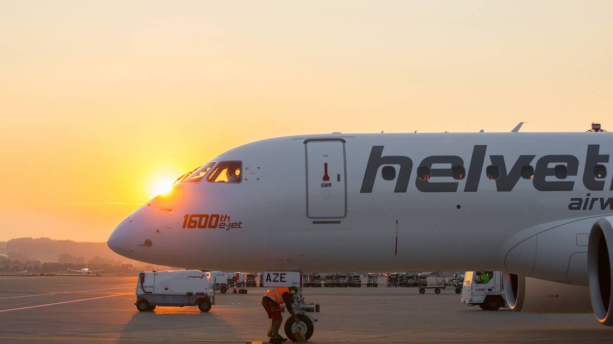 Helvetic's Embraer E2 Aircraft Are Even More Efficient Than Expected