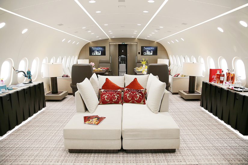 In Photos: Inside The Boeing 787 Flying Mansion Private Jet