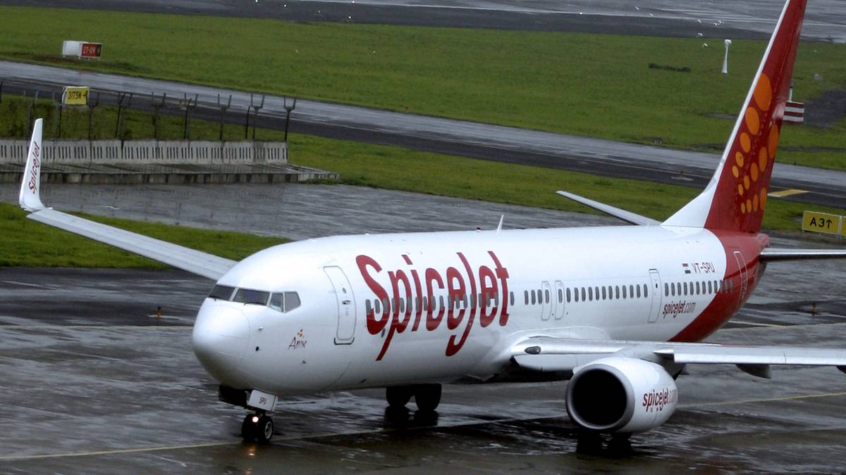 SpiceJet Boeing 737 Engine Catches Fire After Bird Strike