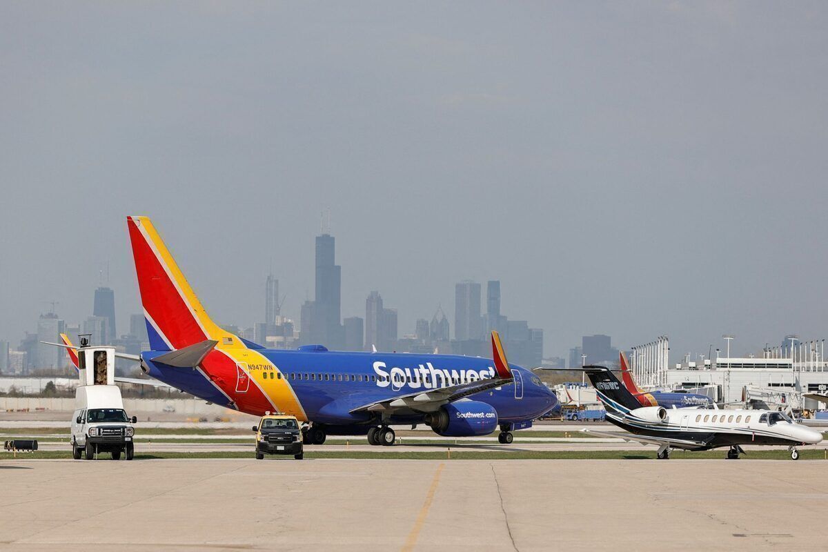 Southwest Airlines Boeing 737s Damaged After Collision In Chicago