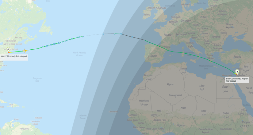 El Al Boeing 787 Escorted Over Europe By Fighter Jets
