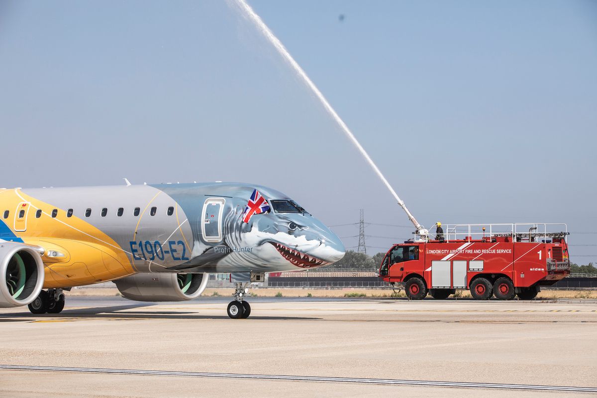 Embraer's E190-E2 Receives Certification To Land At London City