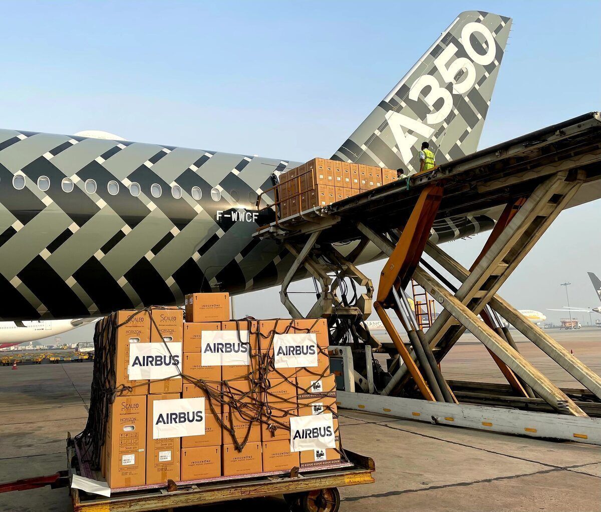 Airbus Enlists A350 Test Aircraft To Fly Humanitarian Aid To India