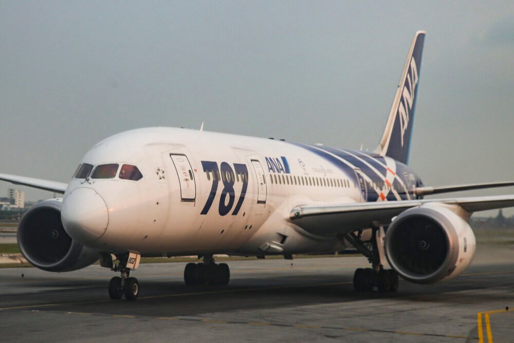 ANA Flies Domestic Boeing 787-8 Flight Using SAF